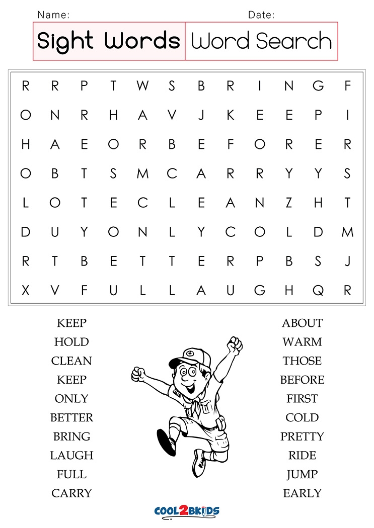 3rd Grade Word Search Free Printable Word Search Maker
