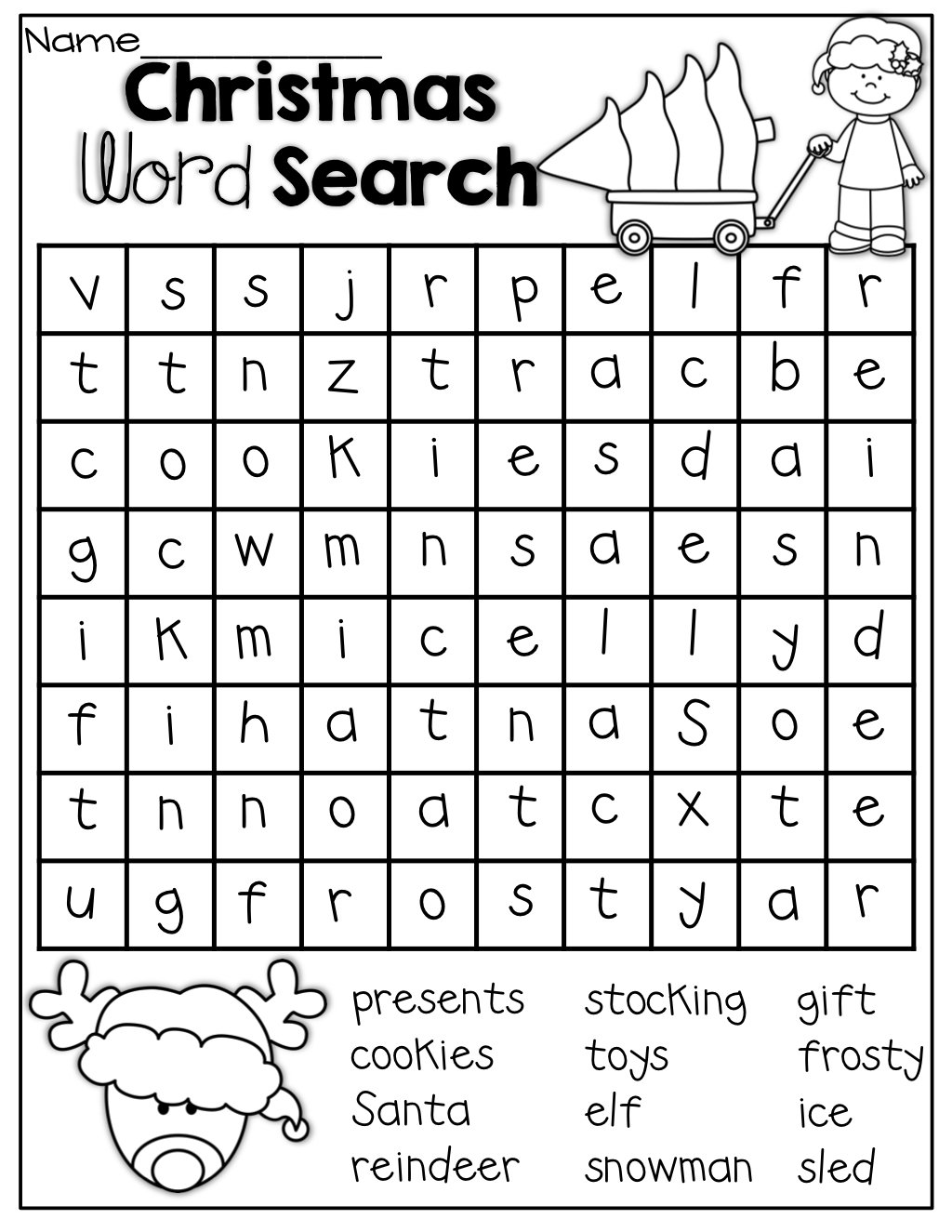 Mrs Keener 39 s First Grade Class Word Search Wordmint Word Search